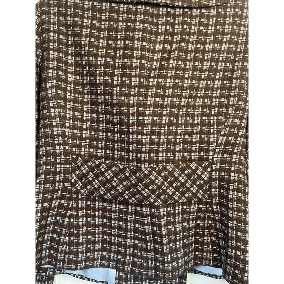 Renfrew Collection Tweed Blazer Double Breast Jacket Buttoned Vintage Y2K Sz 12 - Picture 15 of 16